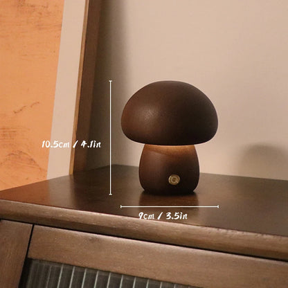 Lampe de chevet LED petit champignon lit et table de chevet 