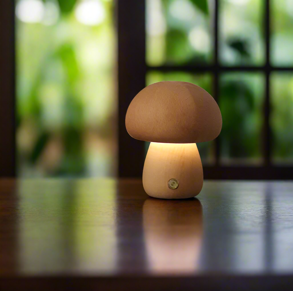 Lampe de chevet LED petit champignon 
