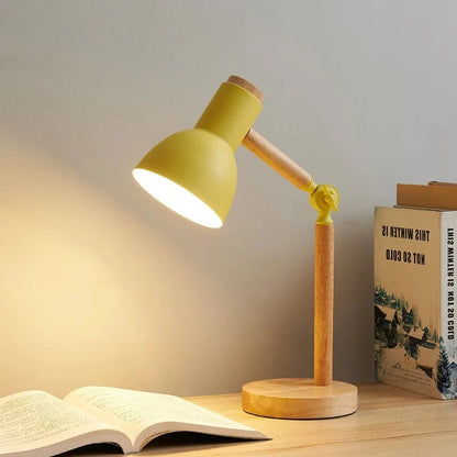 Lampe de chevet articulée jaune  