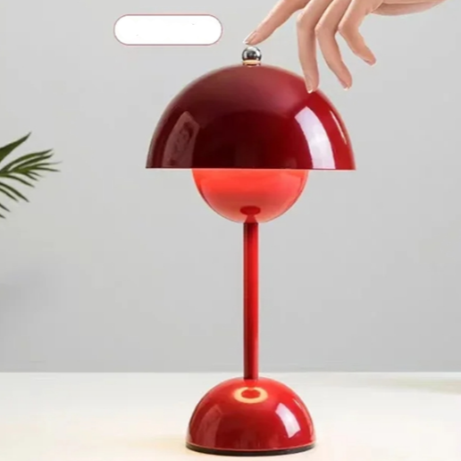 Lampe de chevet champignon design et fonction tactile 