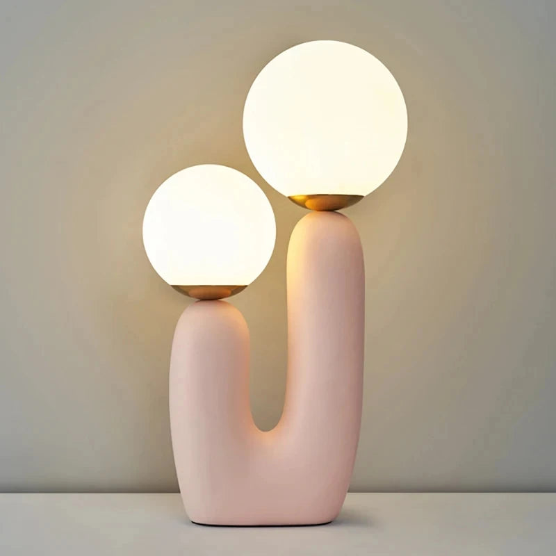 Lampe de chevet moderne nordique allumé  