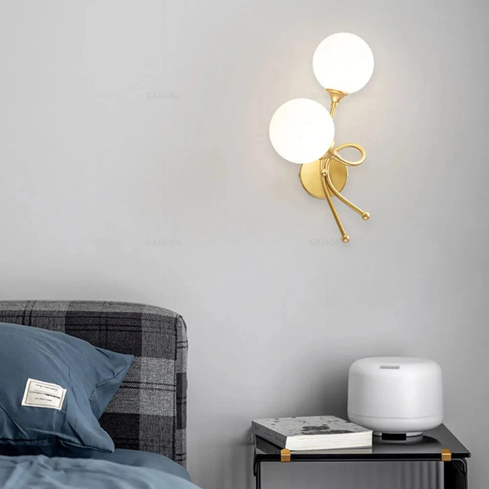 Lampe de chevet murale table de chevet et lit 