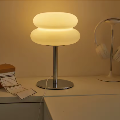 Lampe de chevet style italien lumière jaune 
