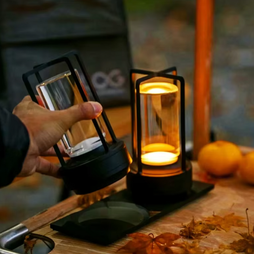 Lampe de chevet tactile led allumé et éteint 