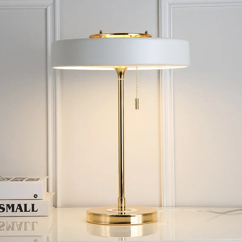  Lampe de table à LED scandinave blanche 