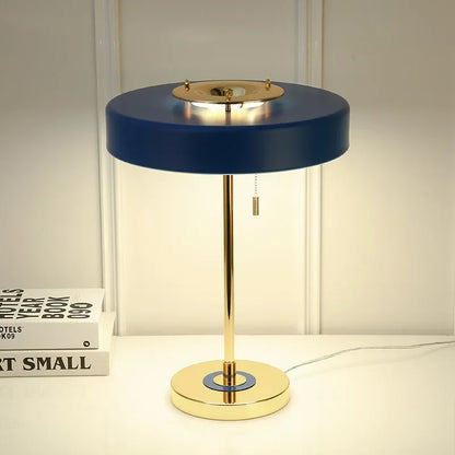 Lampe de table à LED scandinave bleue