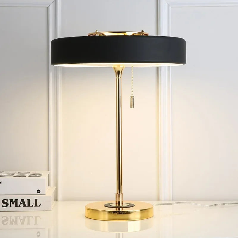  Lampe de table à LED scandinave noir 