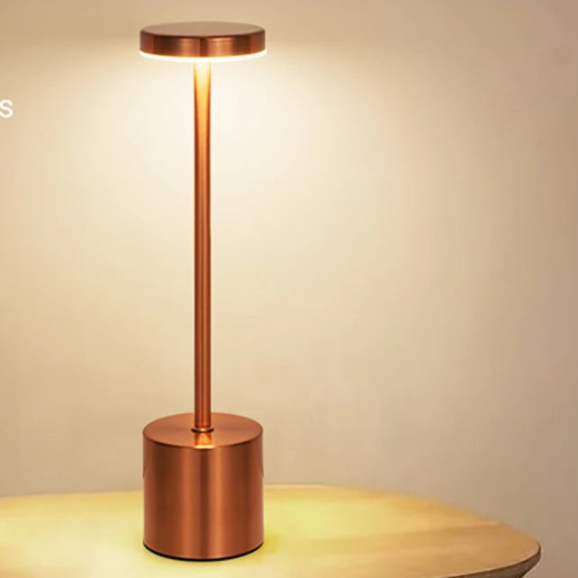 Lampe de table rechargeable cuivré 