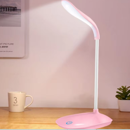 Lampe de table rechargeable LED de Lecture couleur rose 