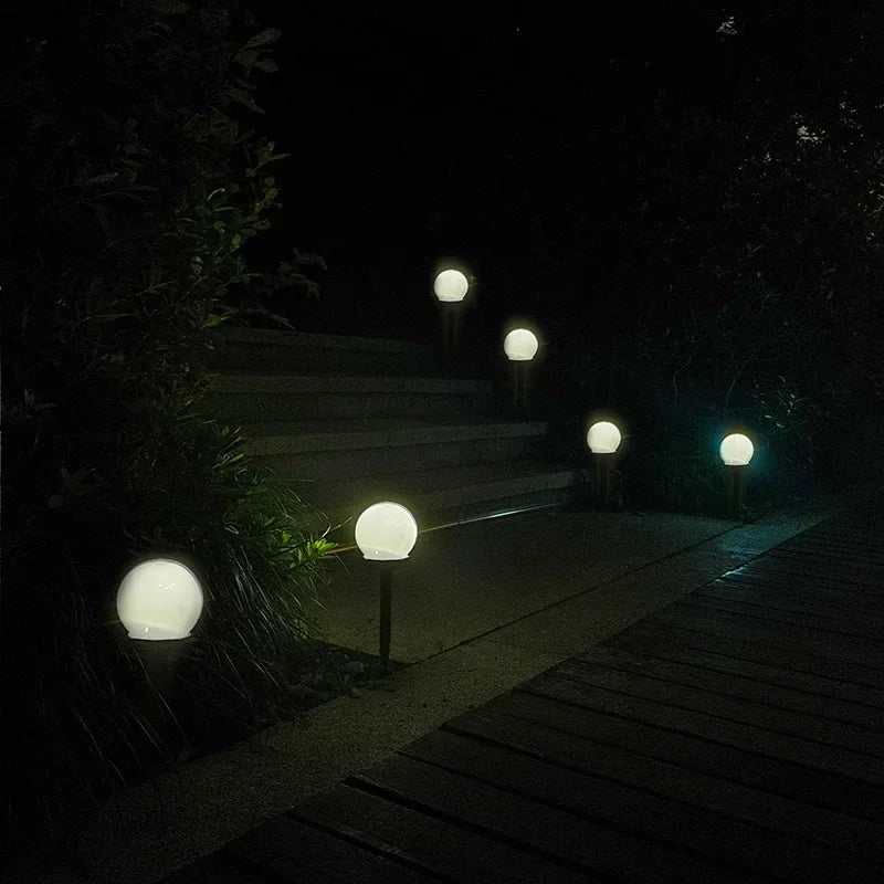  Lampe extérieur - BOULE allumé la nuit 