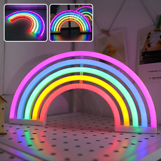 Lampe LED Arc-en-Ciel sur bureau 