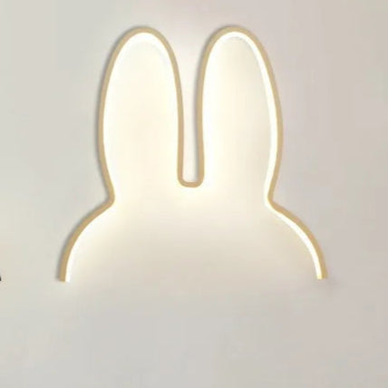  Lampe led lapin accroché au mur 