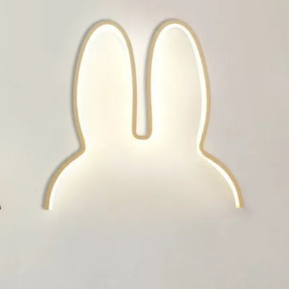  Lampe led lapin accroché au mur 