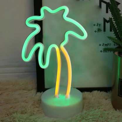  Lampe led rechargeable cocotier allumé 
