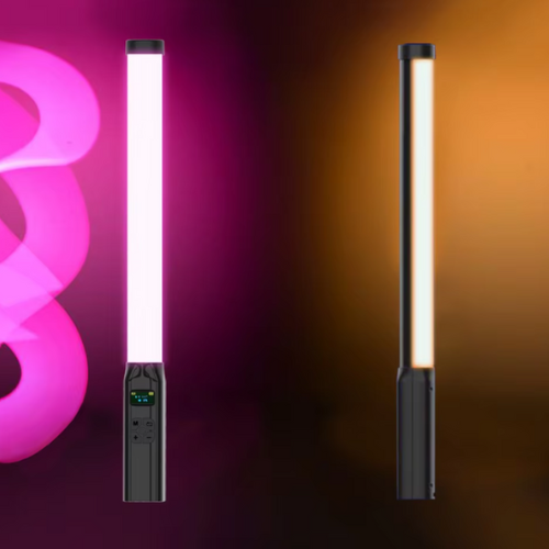Lampe led tube éclairage coloré allumé 