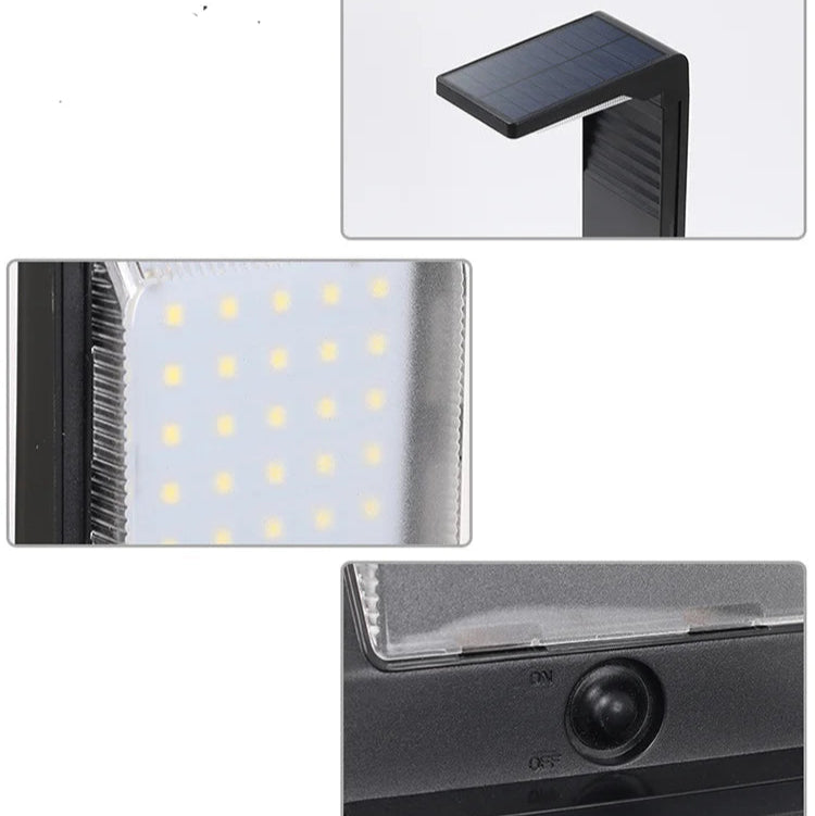 Lampe solaire extérieur LED et panneau solaire 