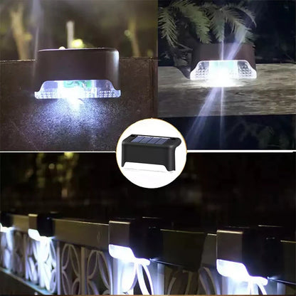 Lampe solaire extérieur à LED pour terrasse lumière blanche 