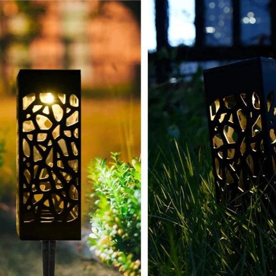 Lampe solaire extérieur décorative lumière chaude 