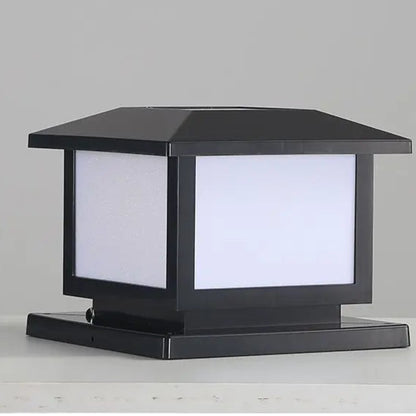 Lampe solaire extérieur forme de cube 