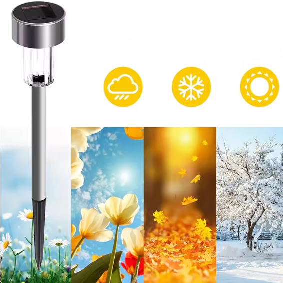 Lampe solaire pour jardin haut gamme et résiste aux intempéries 
