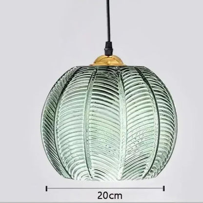 Suspension design verte grande dimension 