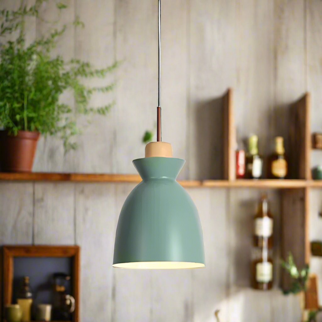 Suspension nordique couleur verte 