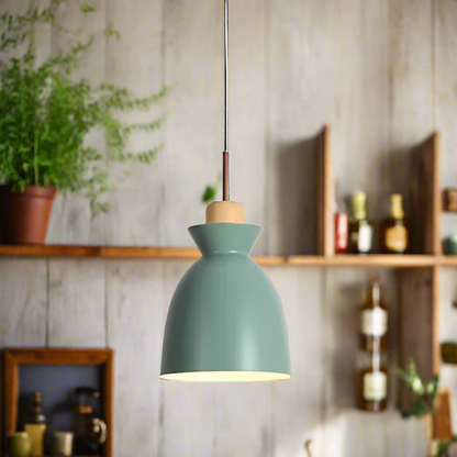 Suspension nordique couleur verte 