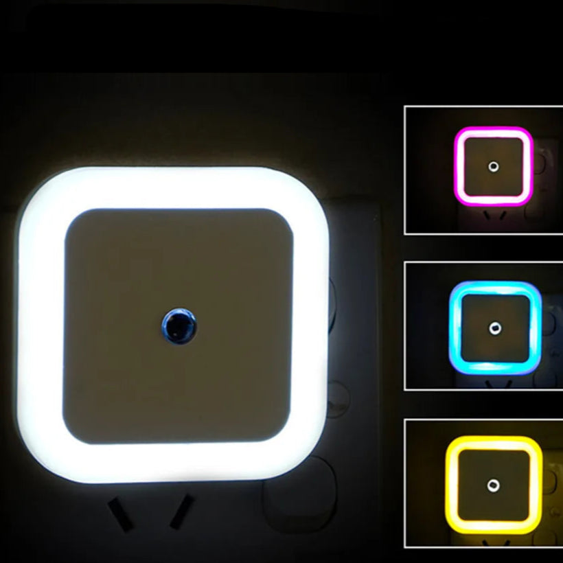 Veilleuse LED couleur jaune bleu et rouge 