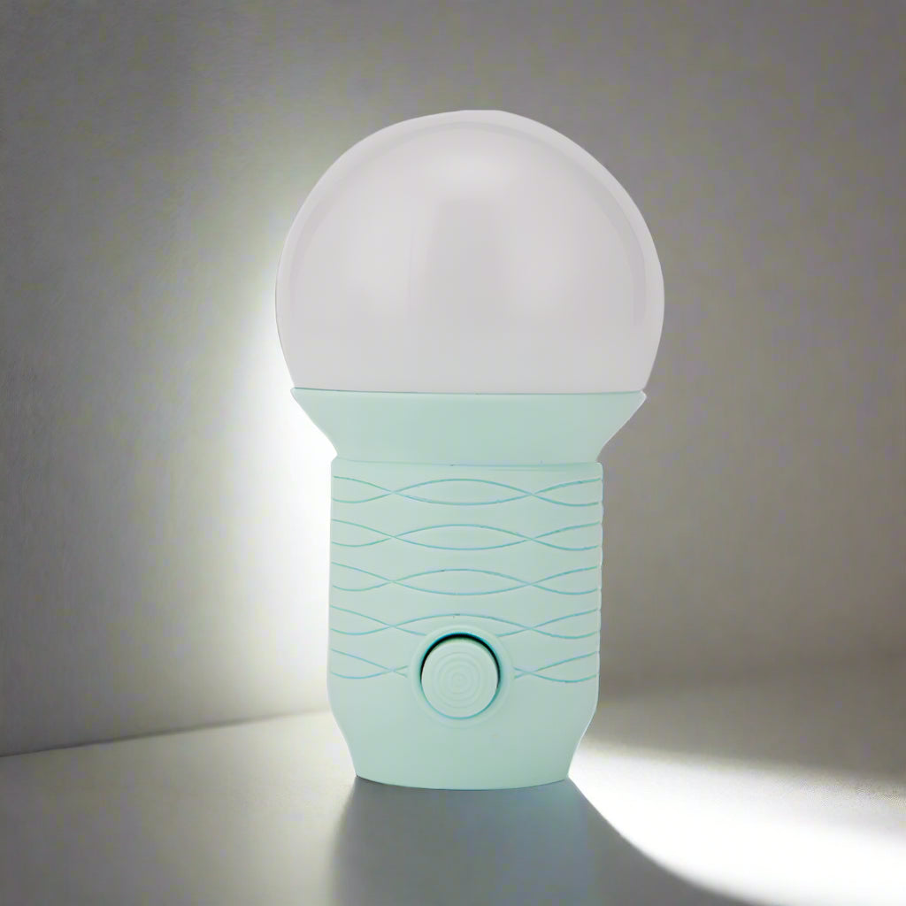 Veilleuse prise pour bébé petit champignon bleu 
