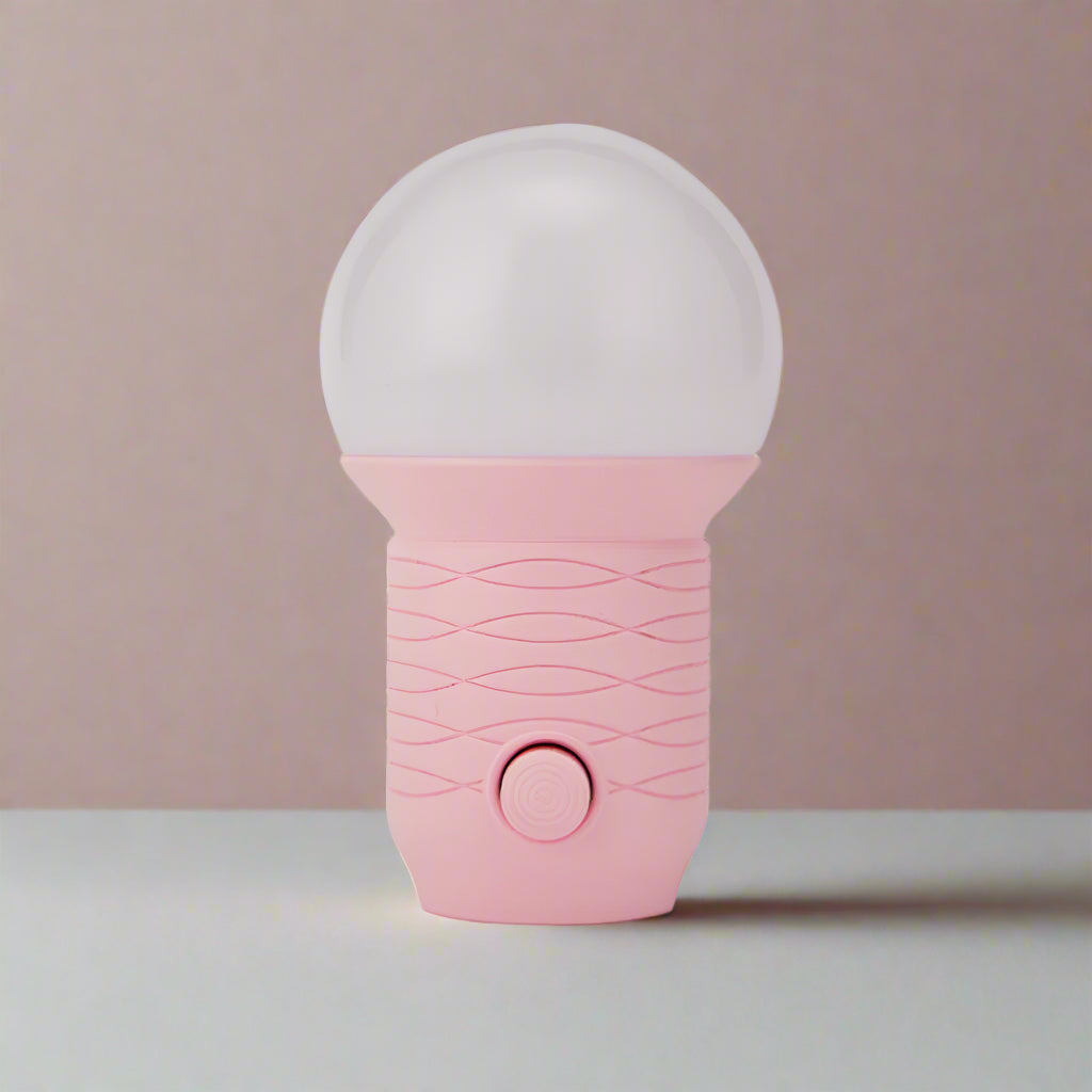 Veilleuse prise pour bébé petit champignon rose 