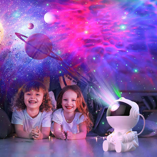 Veilleuse projecteur astronaute avec filles