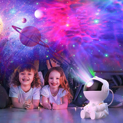 Veilleuse projecteur astronaute avec filles
