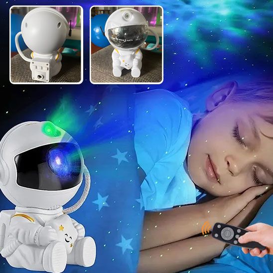 Veilleuse projecteur astronaute un enfant qui dore 