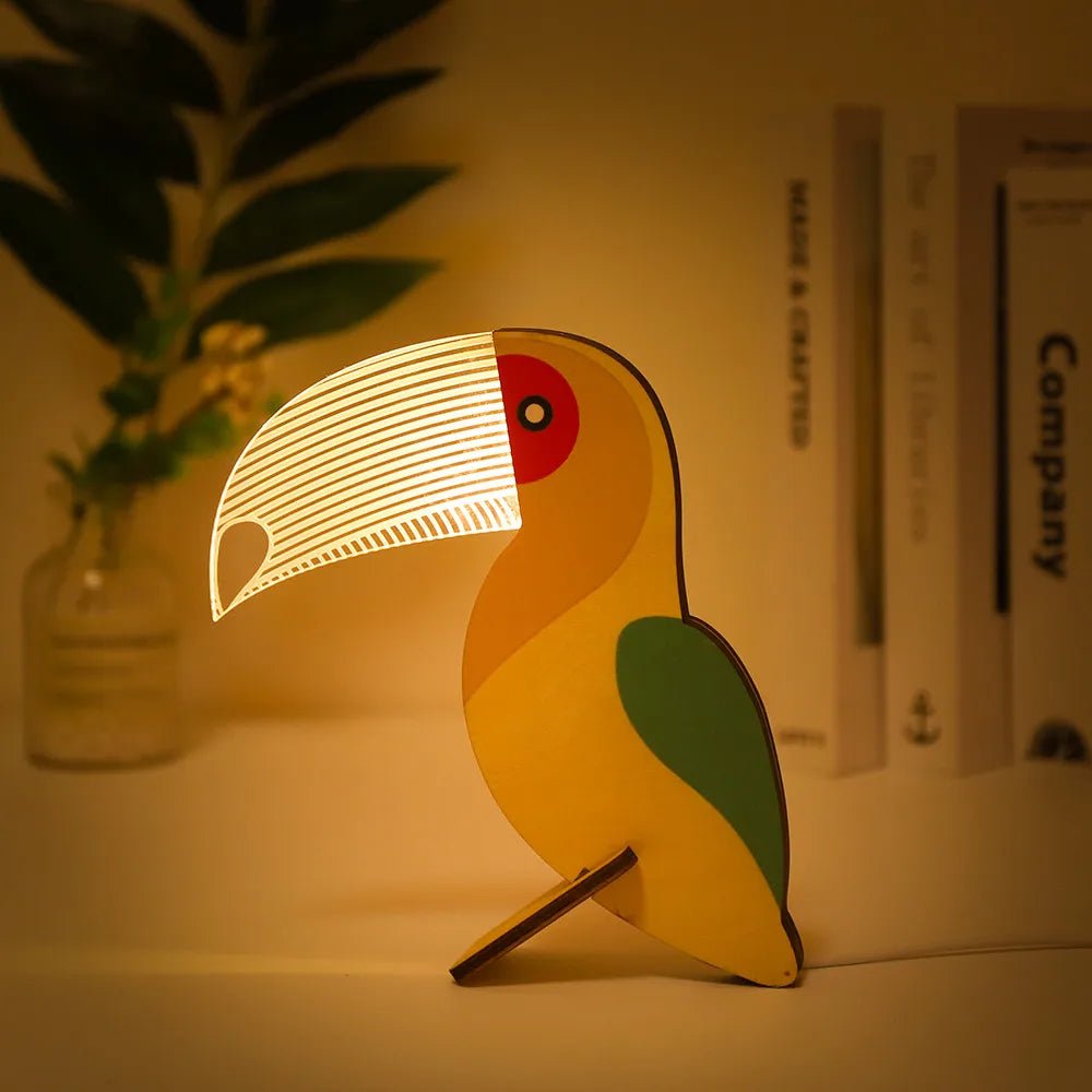 lampe de chevet en bois enfant - Firefly