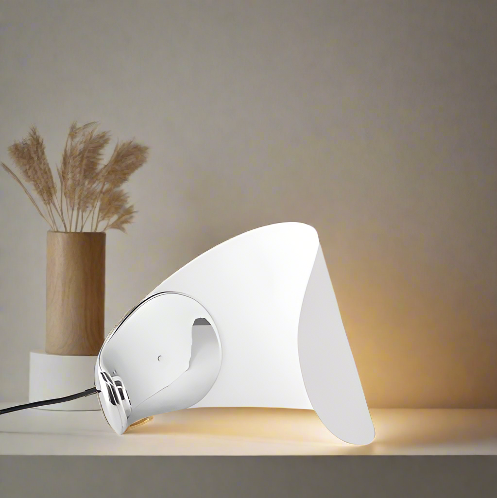 Lampe de chevet nordique lune led blanche 
