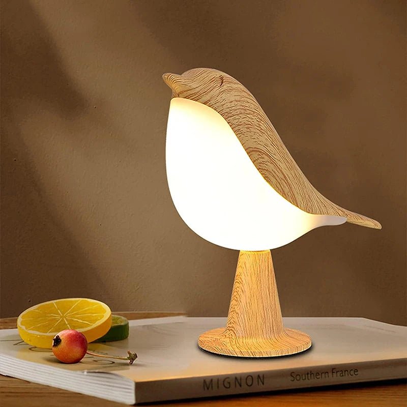 Lampe de chevet originale en forme d’oiseau allumé