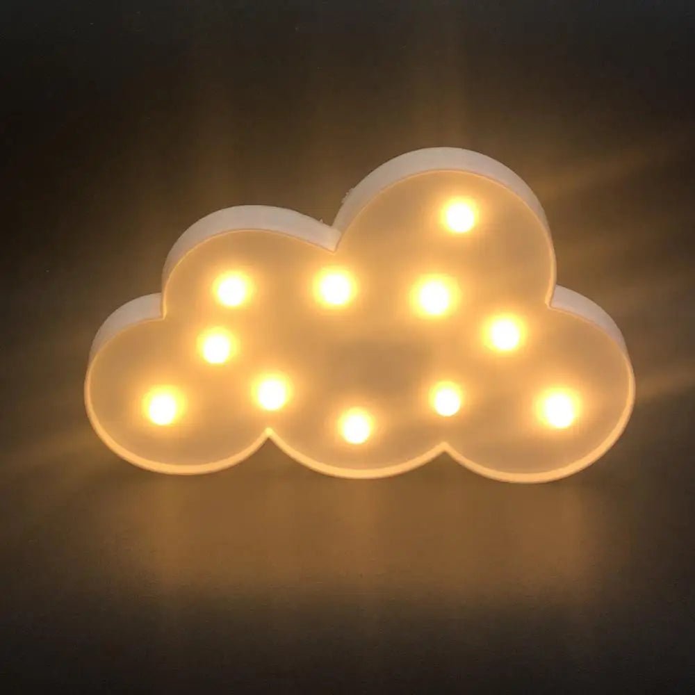 Lampe LED 3D Nuage Étoile Lune - Firefly