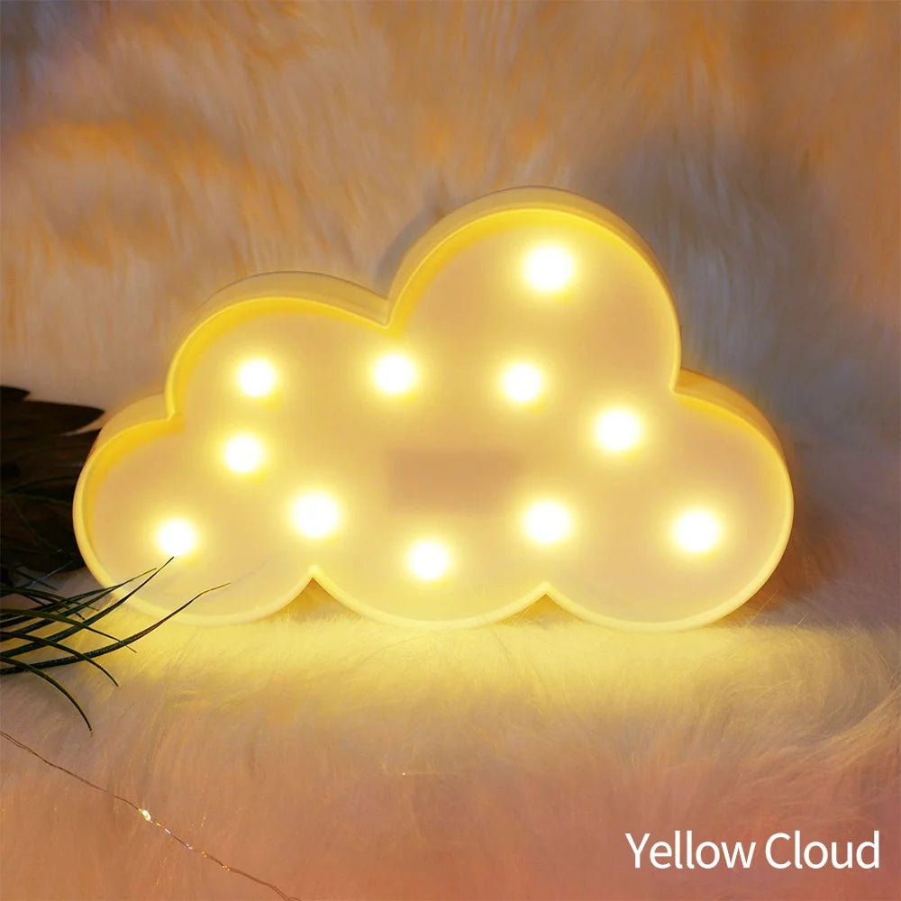 Lampe LED 3D Nuage Étoile Lune - Firefly