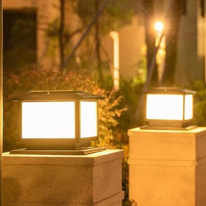 Lampe solaire extérieur lumière chaude la nuit 