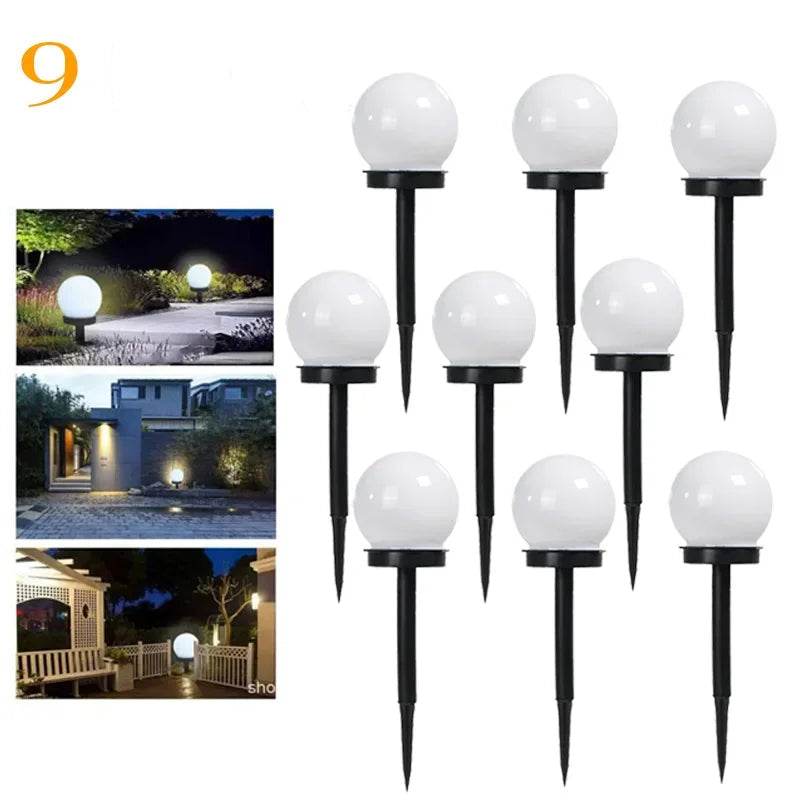 Plusieurs lampes extérieur-BOULE