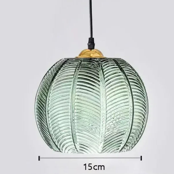 Suspension design petite dimension verte 