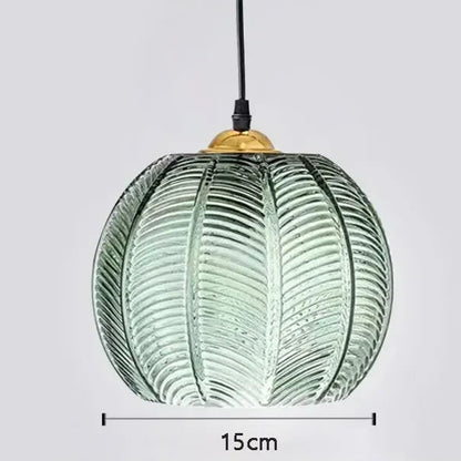 Suspension design petite dimension verte 