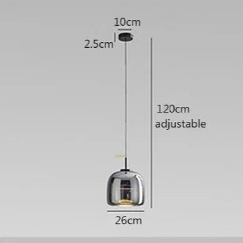 Suspension nordique LED taille moyenne 